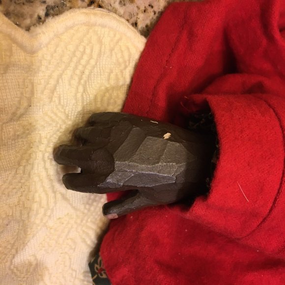 RARE-REPROD, Numbered Maynard Arnett Black/AFRICAN Wood Resin Doll #11/250 - Picture 11 of 13